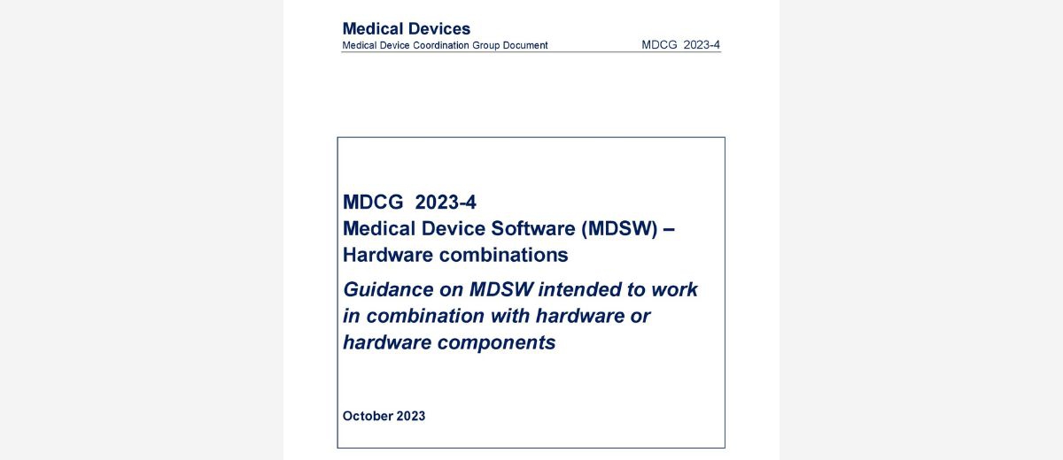 歐盟最新指引：醫療器材軟體與硬體的組合